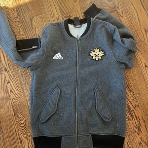 Mens medium adidas full zip nba sweatshirt